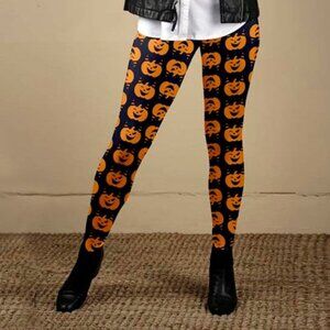 Orange Pumpkin Leggings	3X/20W
